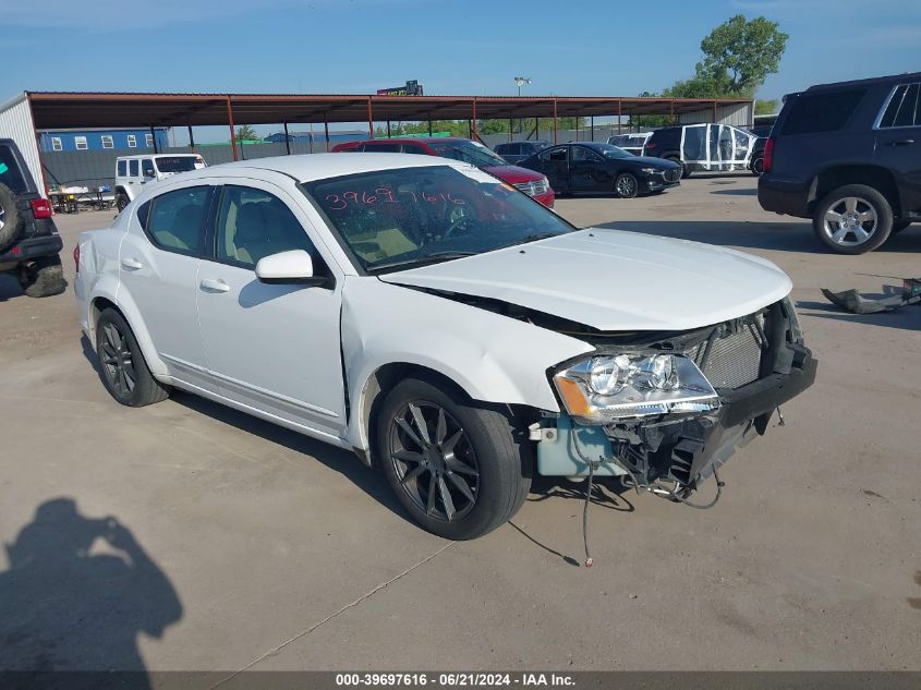 2013 DODGE AVENGER SXT