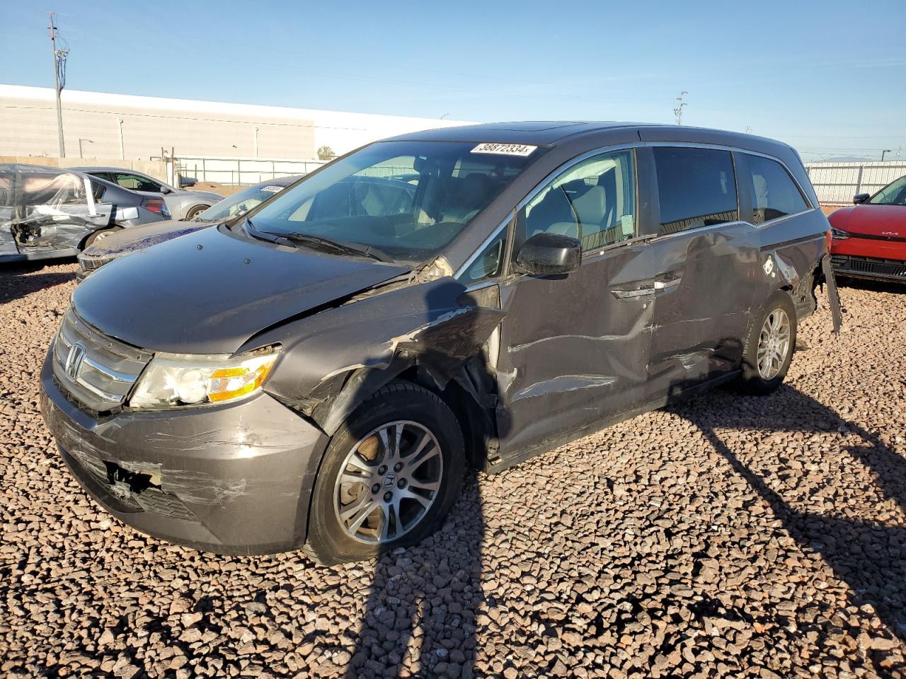 2012 HONDA ODYSSEY EXL