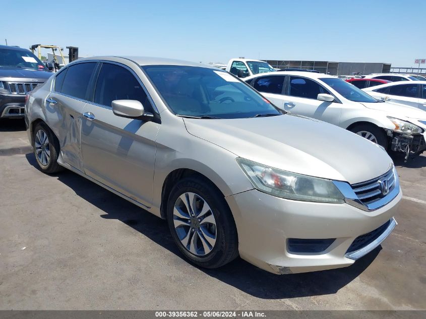 2013 HONDA ACCORD LX