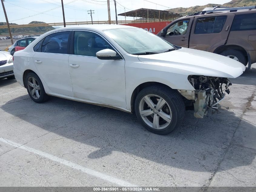 2012 VOLKSWAGEN PASSAT 2.5L SE