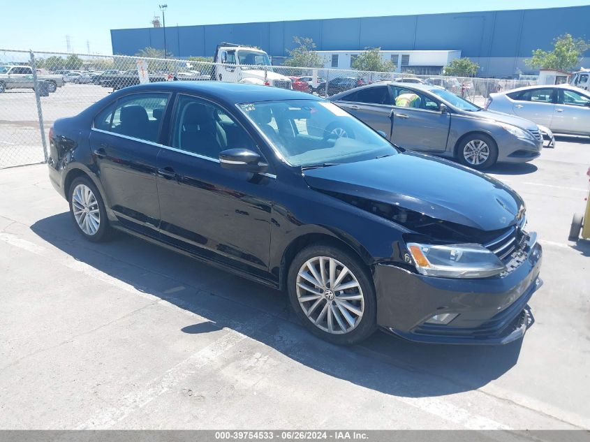 2016 VOLKSWAGEN JETTA 1.8T SEL