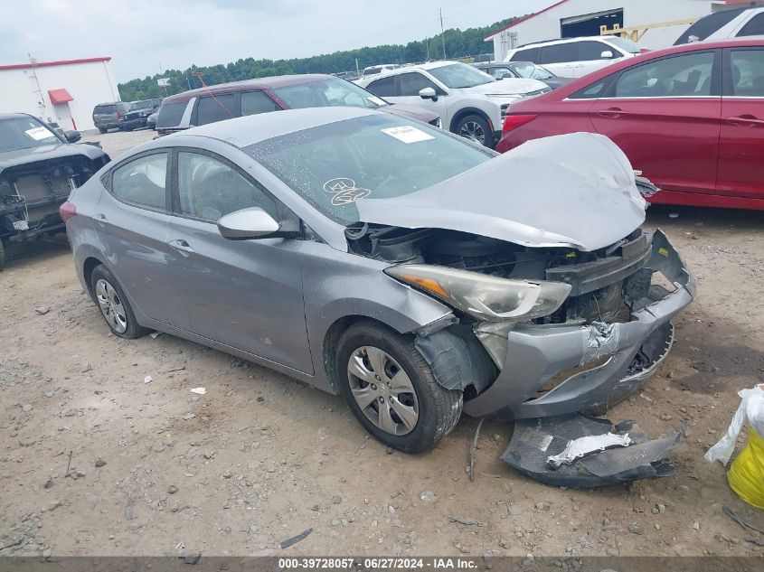 2016 HYUNDAI ELANTRA SE