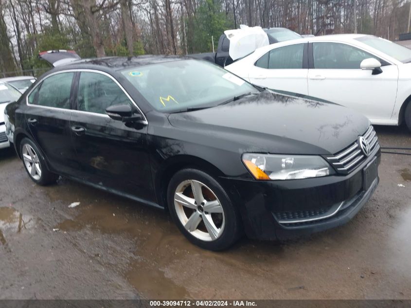 2012 VOLKSWAGEN PASSAT 2.5L SE