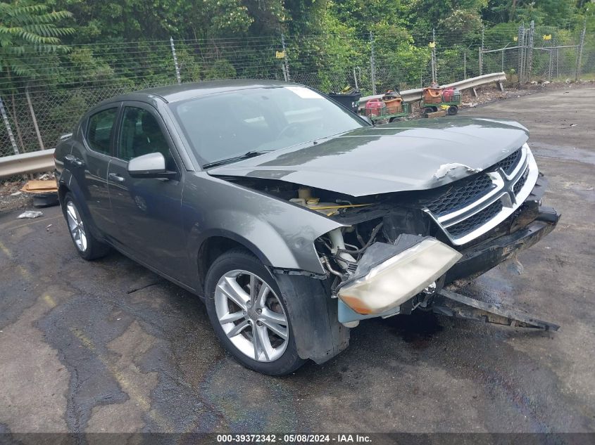 2012 DODGE AVENGER SXT