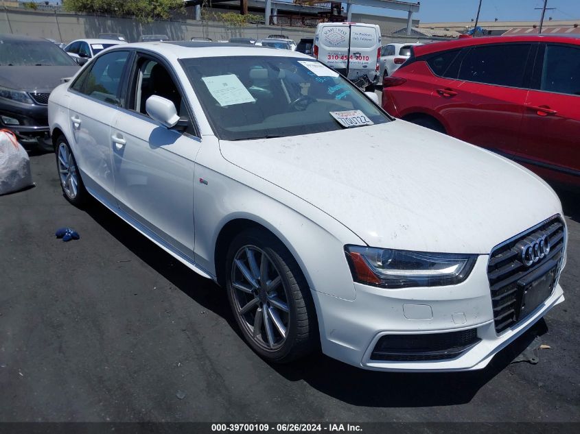 2015 AUDI A4 2.0T PREMIUM