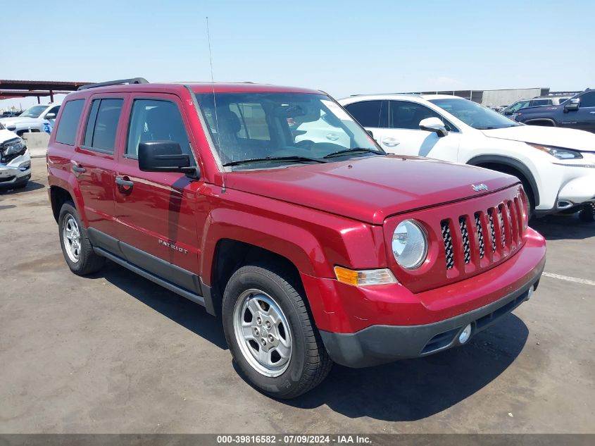 2016 JEEP PATRIOT SPORT