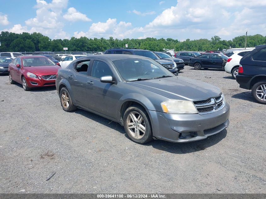 2012 DODGE AVENGER SXT