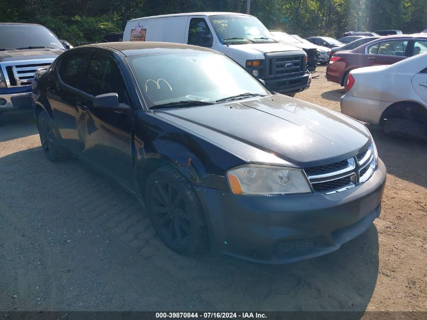 2012 DODGE AVENGER SXT