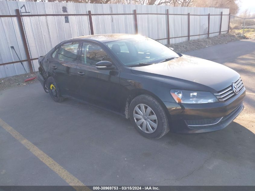 2013 VOLKSWAGEN PASSAT 2.5L S