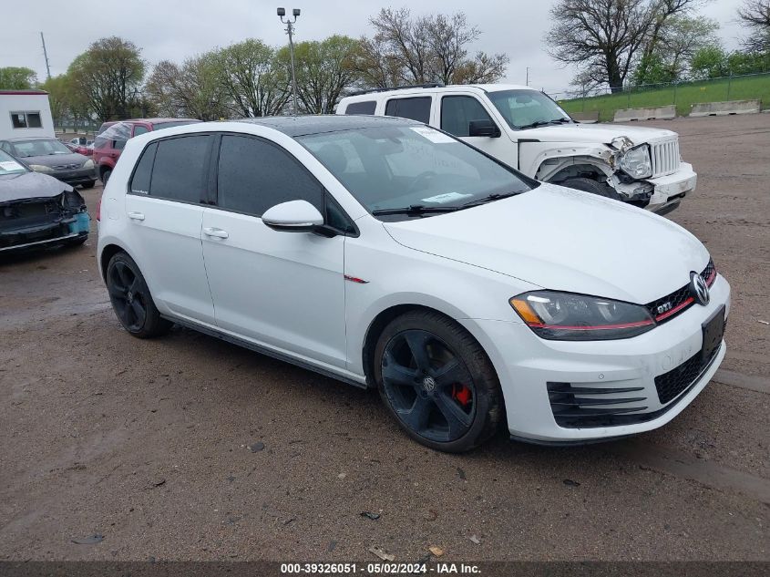 2015 VOLKSWAGEN GOLF GTI 2.0T AUTOBAHN 4-DOOR