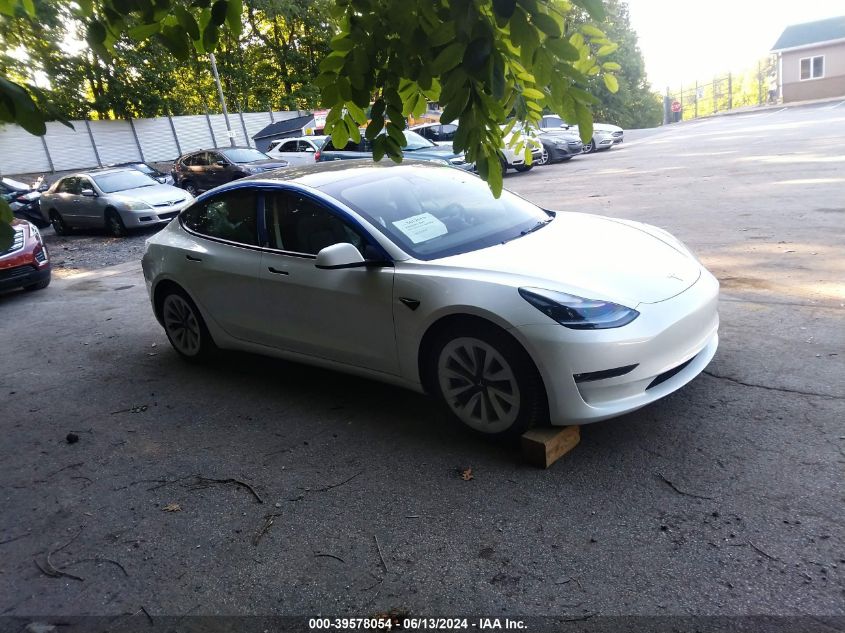 2022 TESLA MODEL 3 LONG RANGE DUAL MOTOR ALL-WHEEL DRIVE