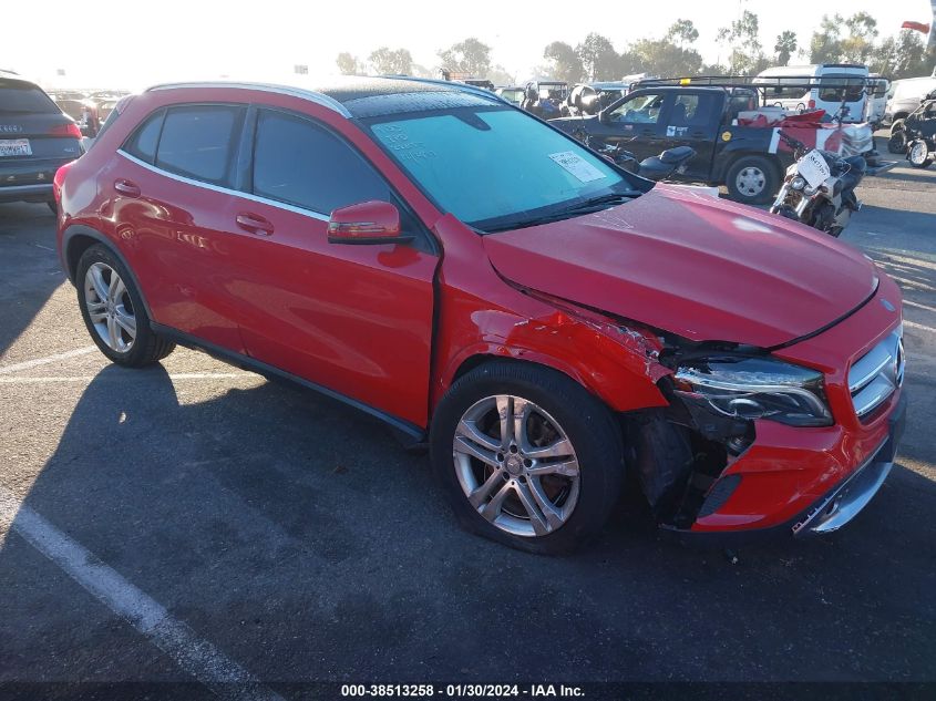 2015 MERCEDES-BENZ GLA 250