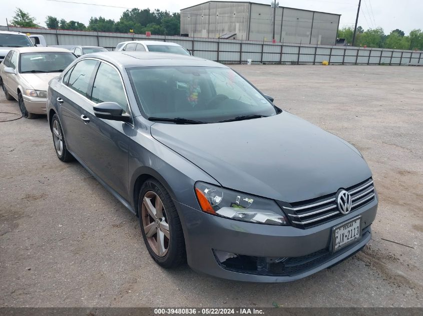 2013 VOLKSWAGEN PASSAT 2.5L SE