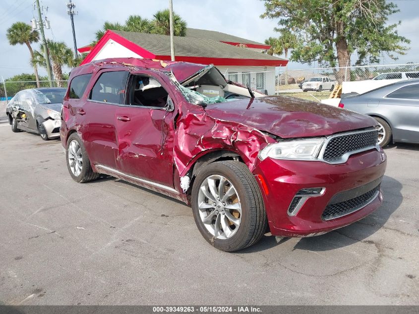 2022 DODGE DURANGO SXT RWD