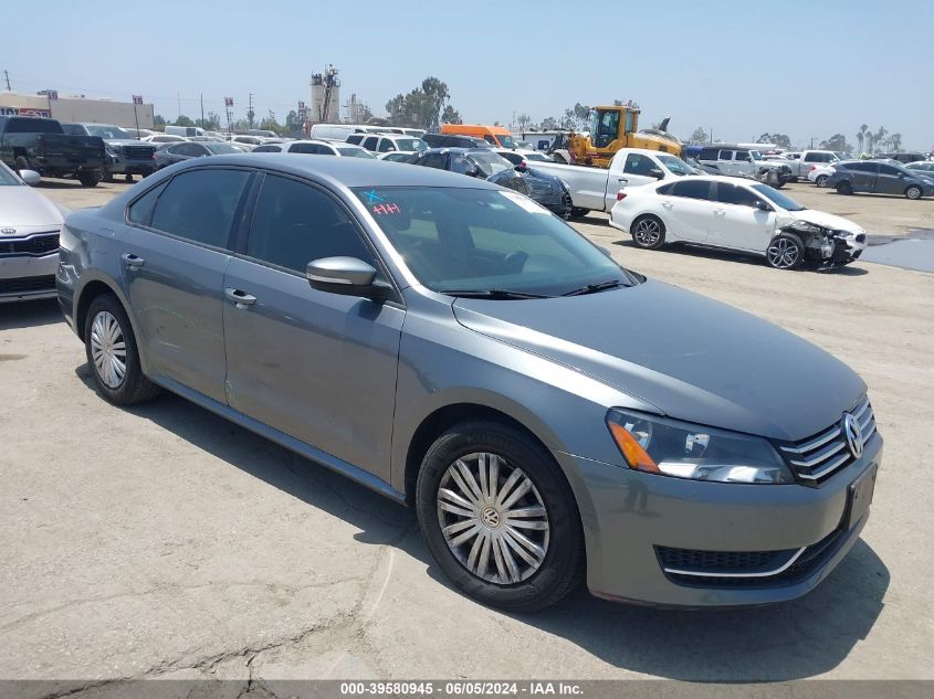 2015 VOLKSWAGEN PASSAT 1.8T S