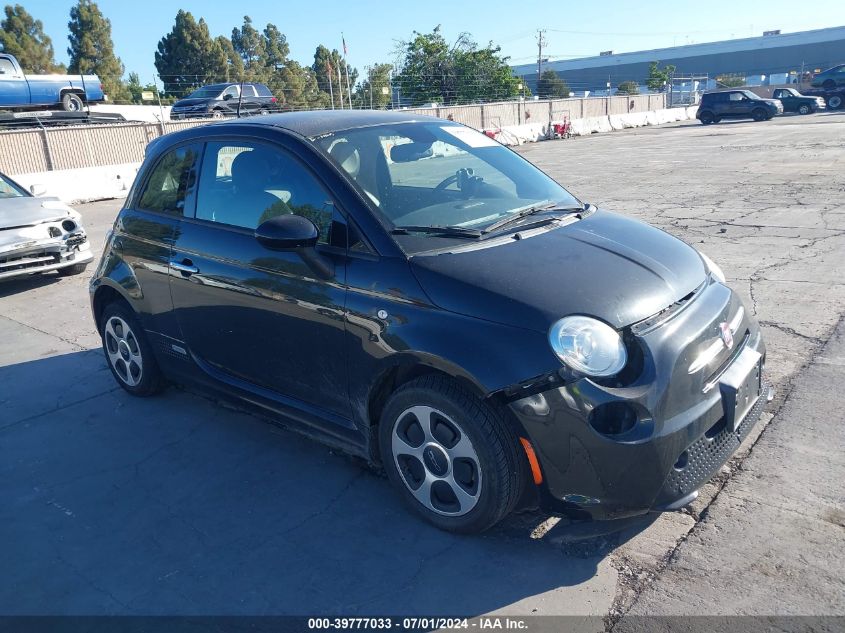 2013 FIAT 500E BATTERY ELECTRIC