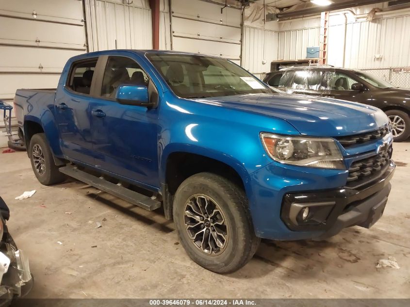 2021 CHEVROLET COLORADO 4WD  SHORT BOX LT