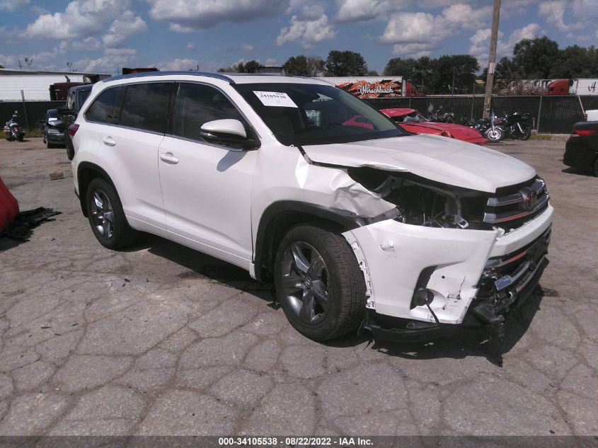 2017 TOYOTA HIGHLANDER LIMITED PLATINUM