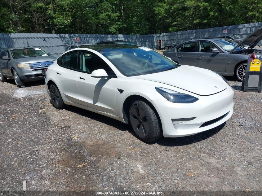 2023 TESLA MODEL 3 REAR-WHEEL DRIVE