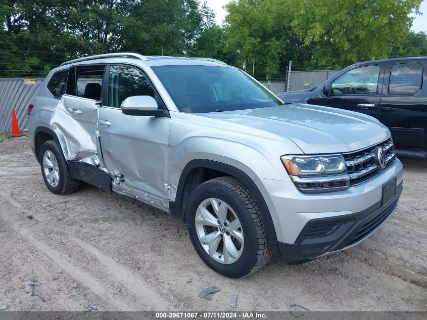 2019 VOLKSWAGEN ATLAS 3.6L V6 S