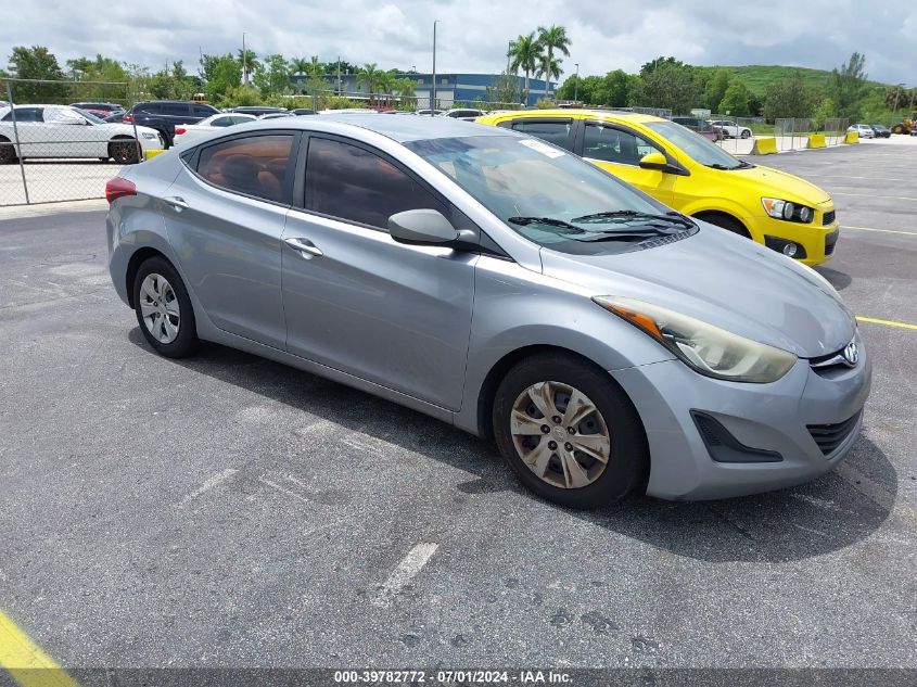 2016 HYUNDAI ELANTRA SE