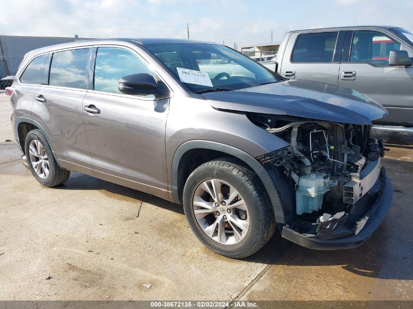 2015 TOYOTA HIGHLANDER LE PLUS V6