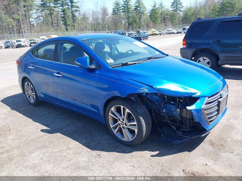 2017 HYUNDAI ELANTRA LIMITED