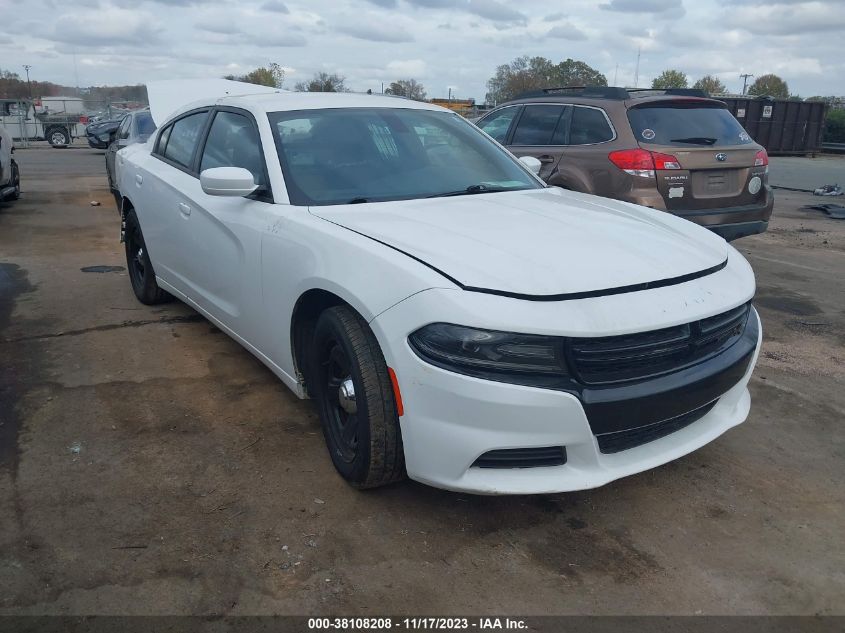 2019 DODGE CHARGER POLICE RWD