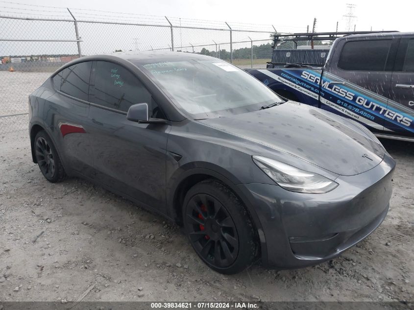 2021 TESLA MODEL Y LONG RANGE DUAL MOTOR ALL-WHEEL DRIVE