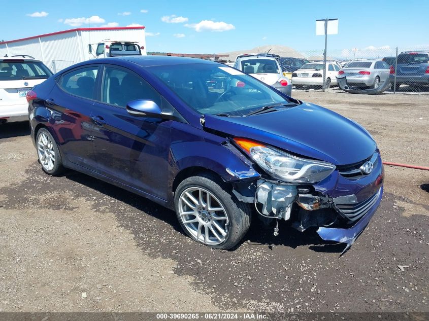 2013 HYUNDAI ELANTRA LIMITED