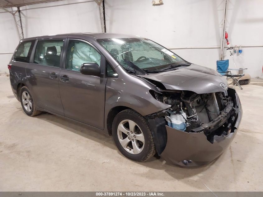 2017 TOYOTA SIENNA L 7 PASSENGER