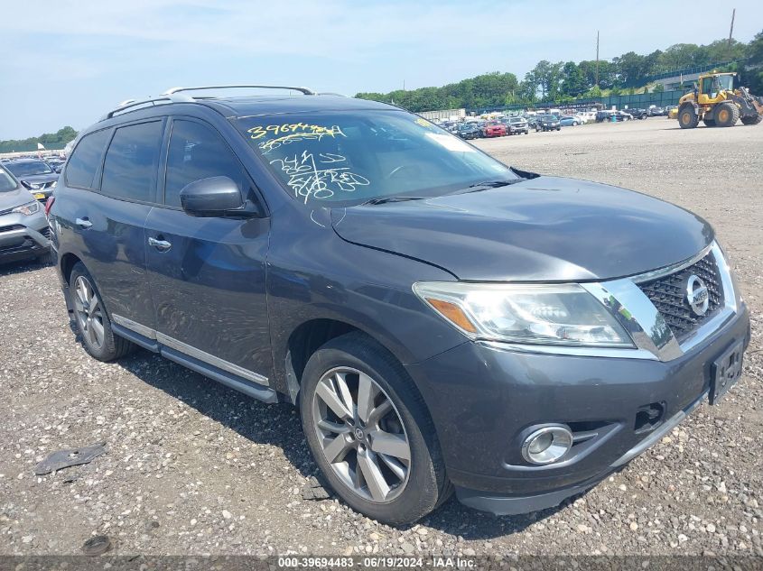 2014 NISSAN PATHFINDER PLATINUM