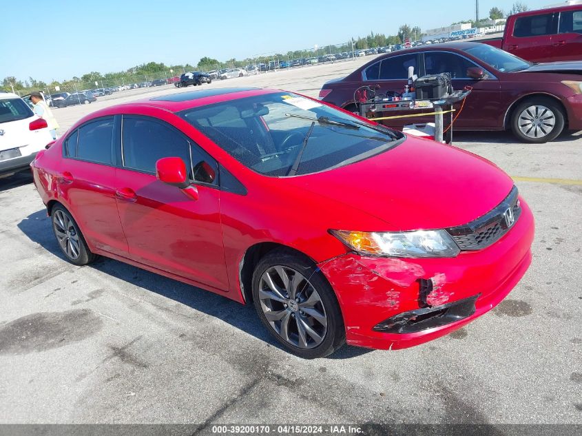 2012 HONDA CIVIC SI