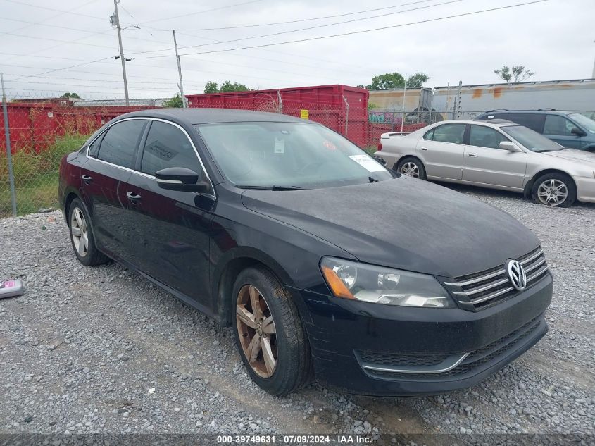 2013 VOLKSWAGEN PASSAT 2.5L SE