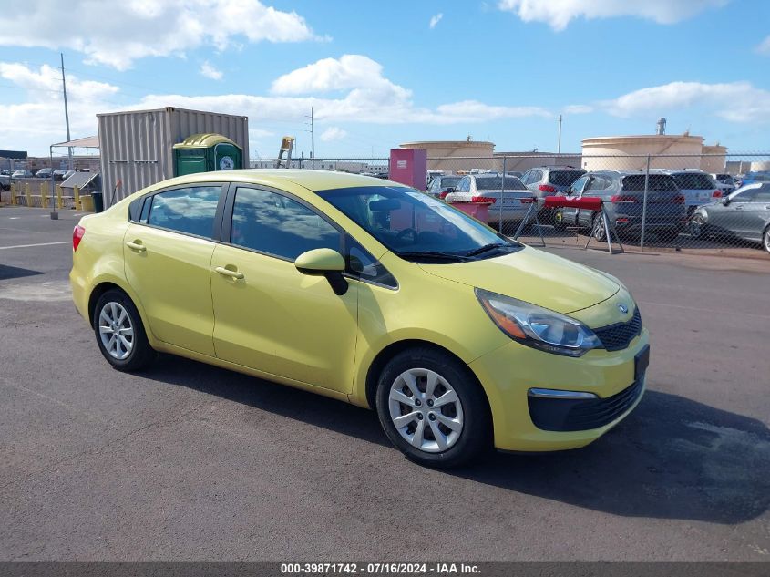 2016 KIA RIO LX