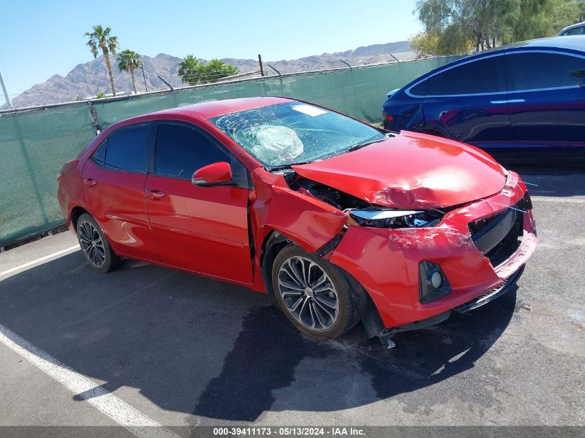 2016 TOYOTA COROLLA S PLUS