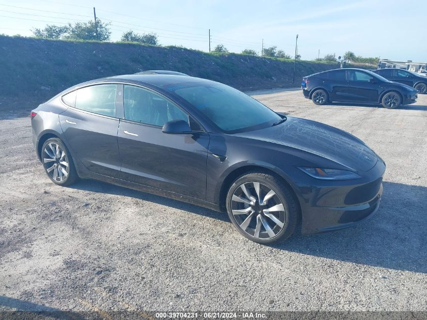 2024 TESLA MODEL 3 REAR-WHEEL DRIVE