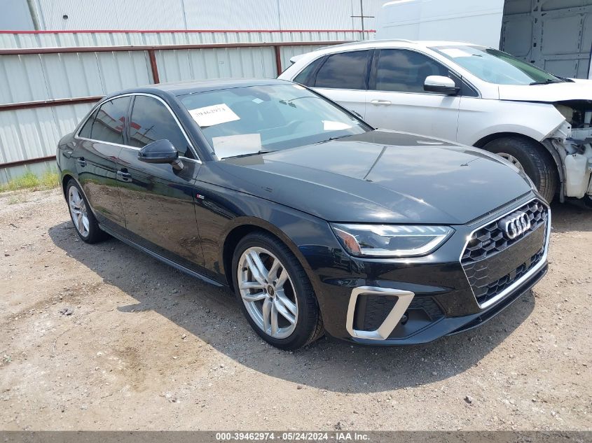 2023 AUDI A4 PREMIUM 45 TFSI S LINE QUATTRO S TRONIC