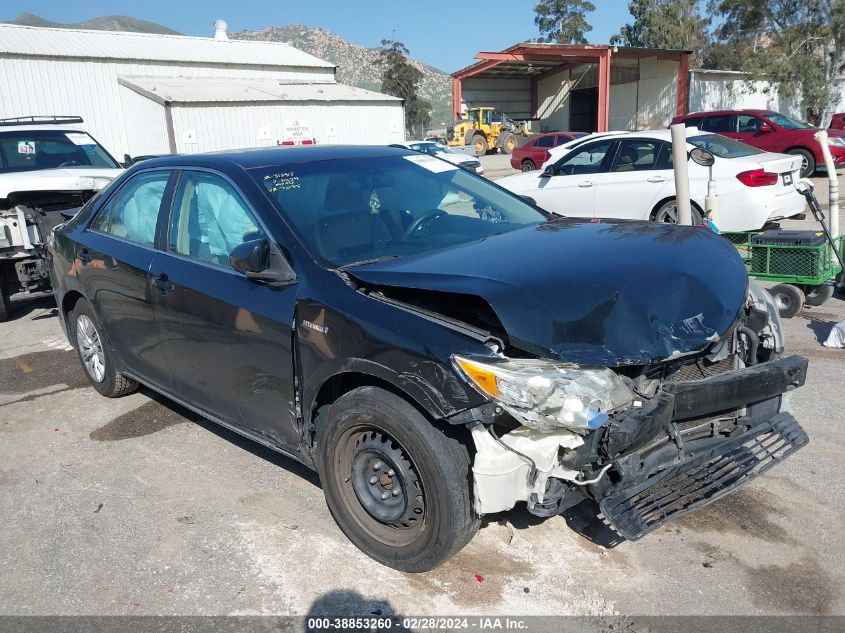 2013 TOYOTA CAMRY HYBRID LE