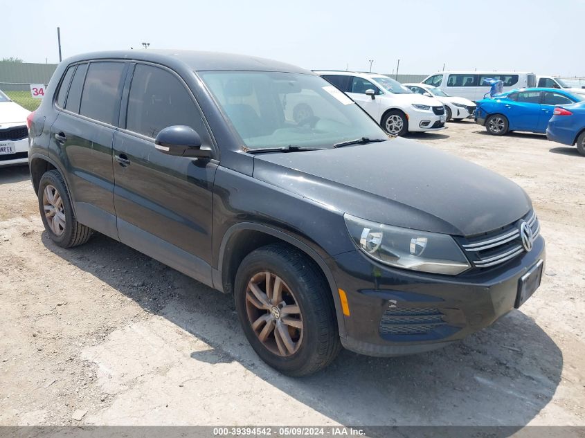 2013 VOLKSWAGEN TIGUAN S