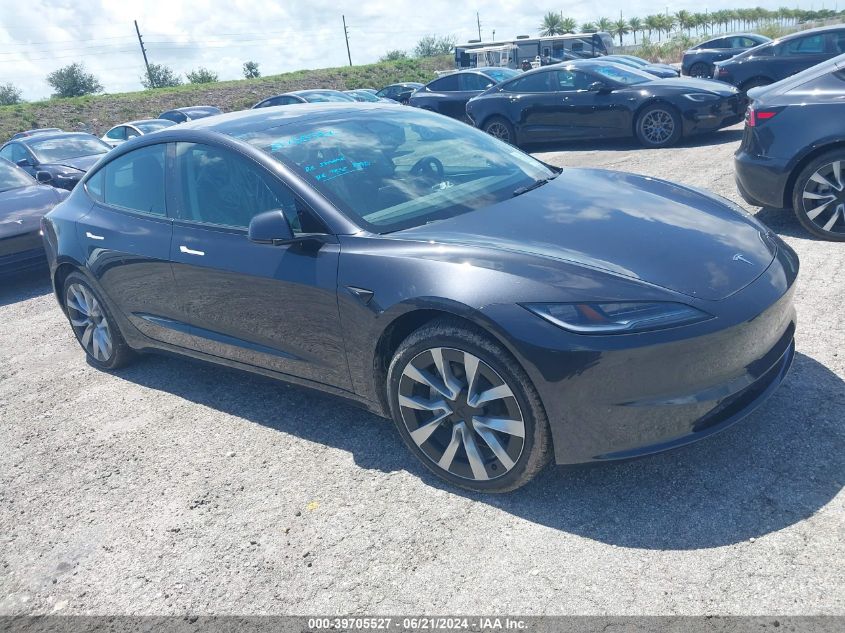 2024 TESLA MODEL 3 REAR-WHEEL DRIVE