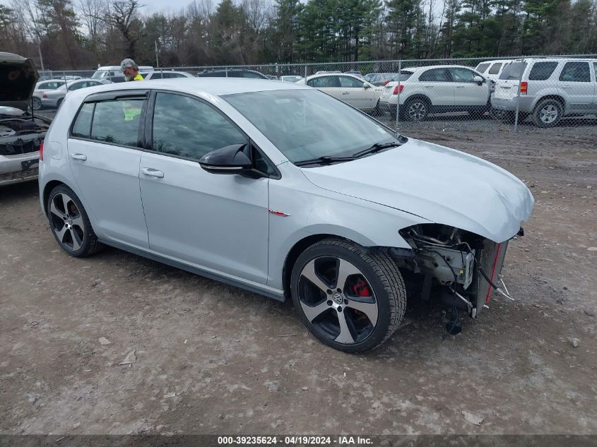 2018 VOLKSWAGEN GOLF GTI 2.0T AUTOBAHN/2.0T S/2.0T SE