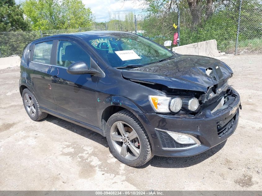 2014 CHEVROLET SONIC RS MANUAL