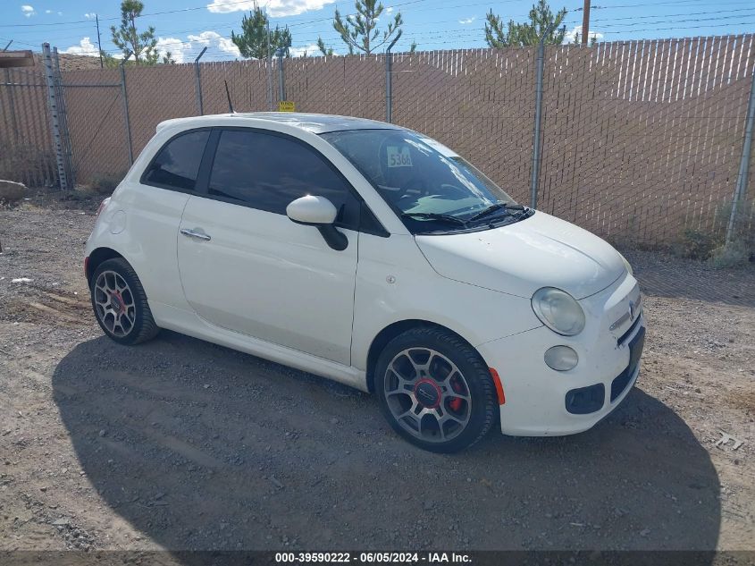 2012 FIAT 500 SPORT