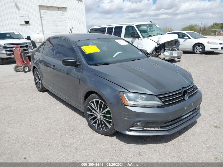 2017 VOLKSWAGEN JETTA SPORT