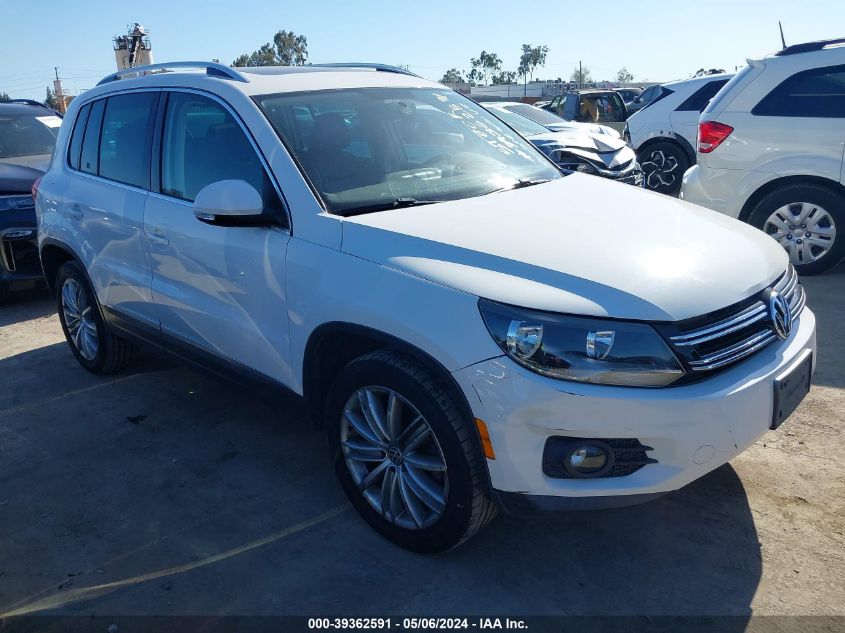 2013 VOLKSWAGEN TIGUAN SE