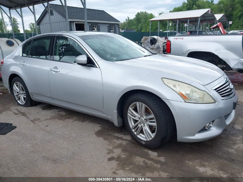 2011 INFINITI G37X