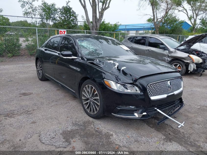 2017 LINCOLN CONTINENTAL SELECT