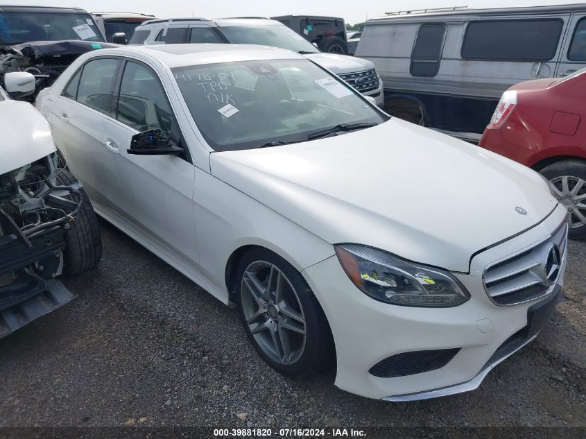 2016 MERCEDES-BENZ E 350 4MATIC