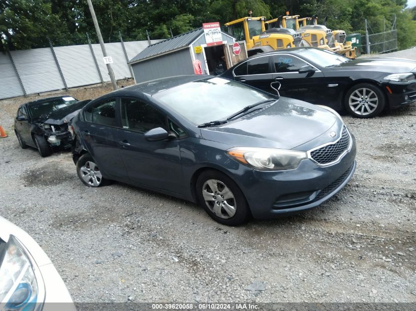 2016 KIA FORTE LX